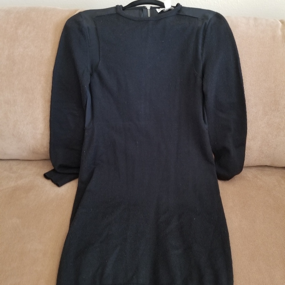 Black sweater dress